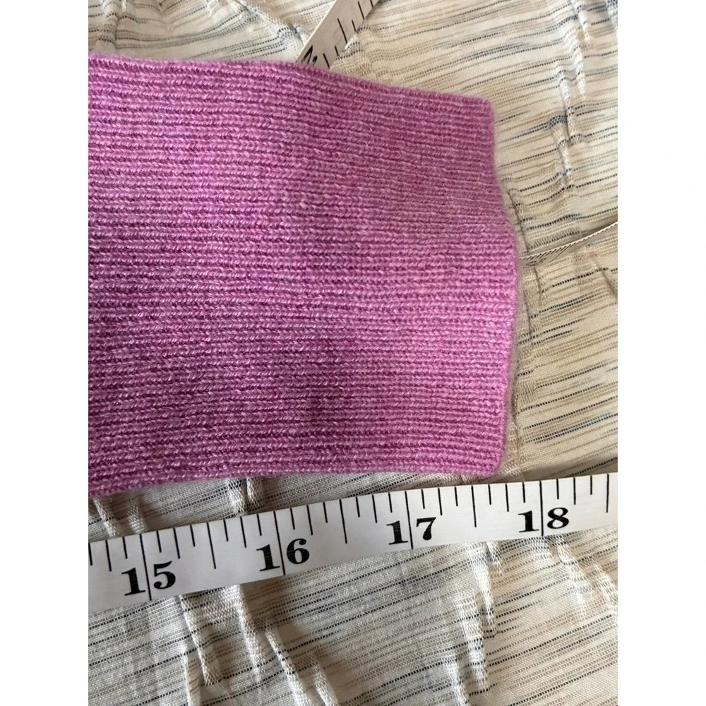 J.Crew Womens 100% Cashmere Crewneck Sweater Purple BA400 FA23 Size Medium
